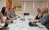 Los consejeros de Turismo y de Empresa analizan con el Grupo Hesperia nuevas inversiones previstas en la Región