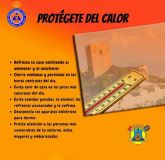 El Ayuntamiento de Lorca solicita precaución a los ciudadanos y ciudadanas ante el nivel amarillo por temperaturas que podrían alcanzar picos de hasta 40 grados este fin de semana