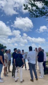 Larimar City & Resort recibe a una delegaci�n empresarial murciana del sector h�bitat en plena fase de construcci�n de su primer conjunto residencial