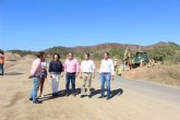 La ampliación de la carretera que conecta Los Belones con Portmán concluirá en octubre
