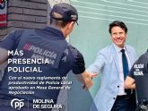 El alcalde destaca que el nuevo reglamento de Polica Local lograr una mayor presencia policial en las calles de Molina de Segura