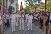 El capataz Antonio Santiago, mdico de profesin, fue el encargado de sacar el domingo el primer paso con costaleros en Sevilla en poca Covid