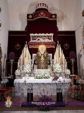 Alcal del Ro se postra ante la Virgen de los Dolores y el Seor de la Misericordia