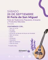 Moratalla ser� el escenario de la tercera Feria de San Miguel que mostrar� las ra�ces de la localidad