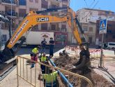 El Ayuntamiento de Puerto Lumbreras inicia la renovaci�n de la red de abastecimiento de agua potable de la calle San Francisco