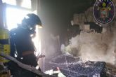 Incendio sin heridos en una vivienda abandonada de Santa Lucía