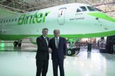 Binter y Embraer celebran la próxima entrega del primer avión reactor del modelo E195-E2
