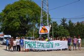Ecologistas en Acción alegan al proyecto de una línea de 20.000 voltios (20 kv) en Santomera