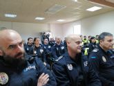 39 aspirantes a agentes de polica local y cinco auxiliares de siete ayuntamientos de la Regin inician los cursos selectivos
