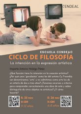 El ICA facilita la compresin del arte a los ms jvenes con dos nuevas sesiones del ciclo 'Filosofa' de 'Escuela de Cendeac'