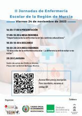 II Jornadas de Enfermer�a Escolar de la Regi�n de Murcia