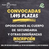 Educacin publica la convocatoria de 1.495 plazas de las oposiciones 2025 para profesores de Secundaria, FP y otros cuerpos