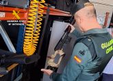 La Guardia Civil inspecciona los medios utilizados en el rodaje en Murcia de la pelcula 'F.A.S.T.'