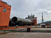 Navantia seanergies y windar renovables finalizan para iberdrola los monopilotes de su parque e�lico marino east anglia three