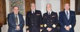 Los directores del Archivo y Museo Naval de Cartagena, visitan el Rectorado de la UMU