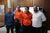 El Ayuntamiento recibe a Pablo Elas Martnez y Antonio Reche Galera, deportistas de Aidemar