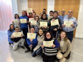 21 usuarios de los Centros de Día para la Discapacidad participan en el Curso de Compostaje, Desbroce y Mantenimiento de Pantalla Forestal en Plantas Solares