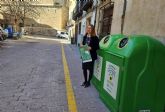 Un nuevo proyecto facilita el reciclaje de vidrio a los residentes del casco histórico de Caravaca