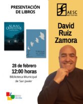 David Ruiz Zamora protagoniza un nuevo 'Aperitivo Literario' en San Javier