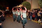 Multitudinaria procesin de los legionarios con el Cristo del Perdn