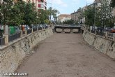 Acondicionan el cauce de la rambla de La Santa a su paso por Totana con motivo de Semana Santa