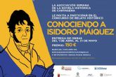 La Semana de la Novela Histrica de Cartagena dedica un Concurso de Relatos Cortos a Isidoro Miquez