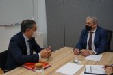 El consejero de Empleo, Investigación y Universidades se reúne con el rector de la Universidad de Murcia