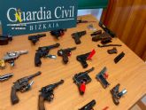 Intervenidas 242 armas en una operacin contra el trfico de armas y municin a nivel nacional