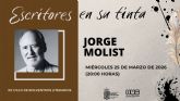Molina de Segura recibe al escritor Jorge Molist en el ciclo 'Escritores en su tinta'