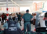 La Guardia Civil de Murcia recibe la visita de alumnos de Criminología de la UM