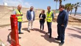Finaliza el primer tramo del carril bici en el Paseo Marítimo de Los Alcázares