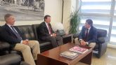 El consejero de Agua, Agricultura, Ganadera y Pesca se rene con el presidente de la Mancomunidad de Canales del Taibilla