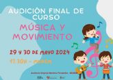 La Escuela Municipal de Msica Maestro Jaime Lpez de Molina de Segura ofrece varias actividades de fin de curso los das 29 y 30 de mayo y 3 de junio