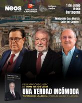Jaime Mayor Oreja presentará en Cartagena su último libro ‘Una verdad incómoda’