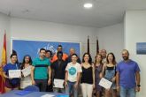 Los 15 participantes del curso de ´Auxiliar de monitor físico deportivo en actividades náuticas´ reciben sus diplomas