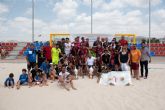 Subcampeonato para el bala azul en la fase final de la liga nacional de ftbol playa celebrada en Mazarrn