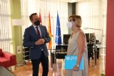 Antonio Snchez Lorente se rene con la presidenta de Unicef en la Regin de Murcia