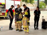 Bomberos Murcia acerca la prevenci�n y la seguridad a un centenar de escolares de Puente Tocinos