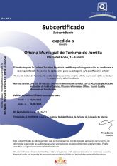 La Oficina de Turismo de Jumilla ya cuenta con las certificaciones Q de Calidad y SAFE