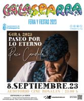 PACO CANDELA en concierto en Calasparra el 8 de septiembre