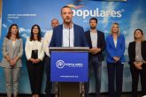 El PP anuncia iniciativas en la Asamblea al decreto ley de Pedro Sánchez para dotarlo de más ayudas y más efectivas a los damnificados
