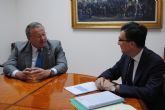 El delegado del Gobierno resalta el clima de cordialidad y buen entendimiento tras su primer encuentro con el alcalde de Murcia