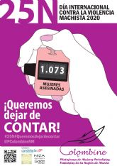 La Plataforma Colombine invita a participar en la campaña contra la violencia machista: 