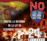 Manifestacin Policas y Guardias Civiles por la reforma de la Ley de Seguridad Ciudadana