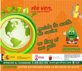 Se instalan nueve contenedores ms para el reciclaje del aceite de cocina usado