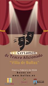 Publicadas las bases para la celebración del VII Certamen de Teatro Aficionado 'Villa de Bullas'