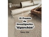 Jess Snchez Alguacil gana el IX Premio de Investigacin Histrica Alporchn, dotado con 2.750 euros