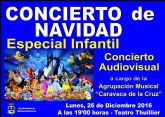 La Banda de Caravaca ofrece el lunes un concierto basado en películas infantiles