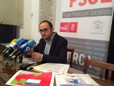 El PSOE rechaza unos Presupuestos 'inflados, nada participativos e insolidarios con las pedanías' que serán aprobados gracias a la mayoría absoluta que el PP consiguió en los juzgados