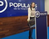 Nuria Fuentes: 'La Regin gana con la aprobacin de los Presupuestos porque nadie va a hacer ms por los murcianos que el PP'